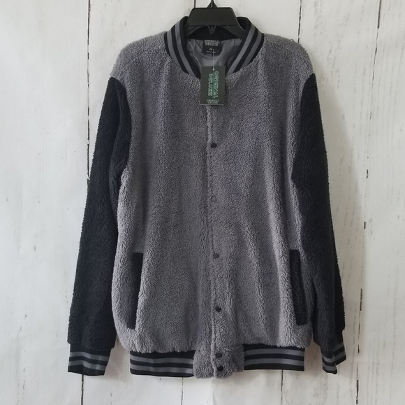 Original Deluxe Other - Original Deluxe Men's Varsity Sherpa Fleece Jacket